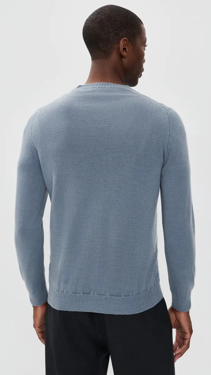 FEDELI Frosted Cashmere Crewneck Sweater | Thumbnail 3 FEDELI Frosted Cashmere Crewneck Sweater | Thumbnail 3