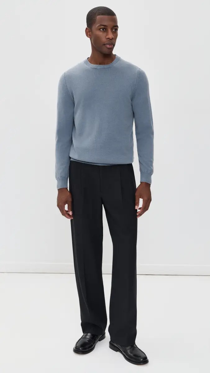 FEDELI Frosted Cashmere Crewneck Sweater | Thumbnail 5 FEDELI Frosted Cashmere Crewneck Sweater | Thumbnail 5