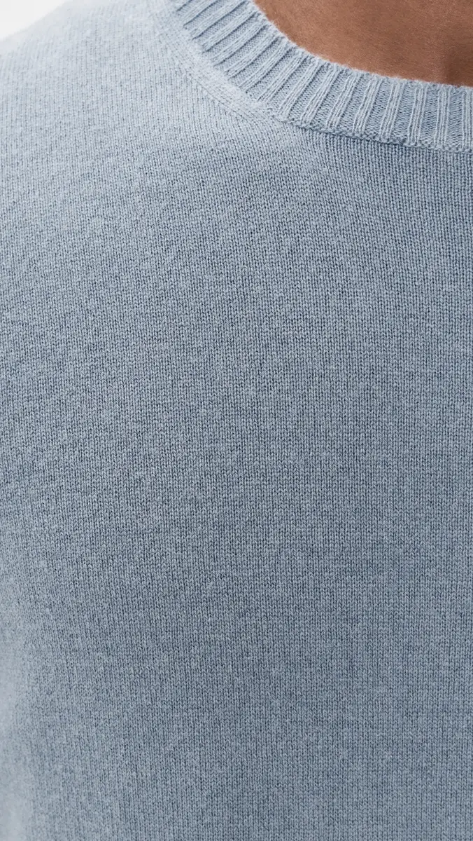 FEDELI Frosted Cashmere Crewneck Sweater | Thumbnail 6 FEDELI Frosted Cashmere Crewneck Sweater | Thumbnail 6