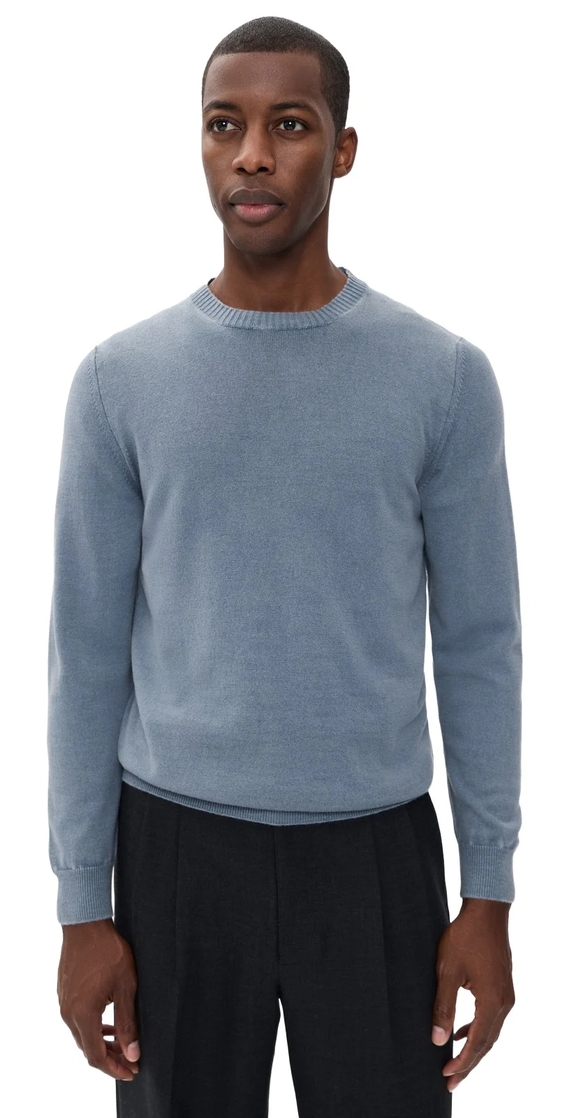 Frosted Cashmere Crewneck Sweater