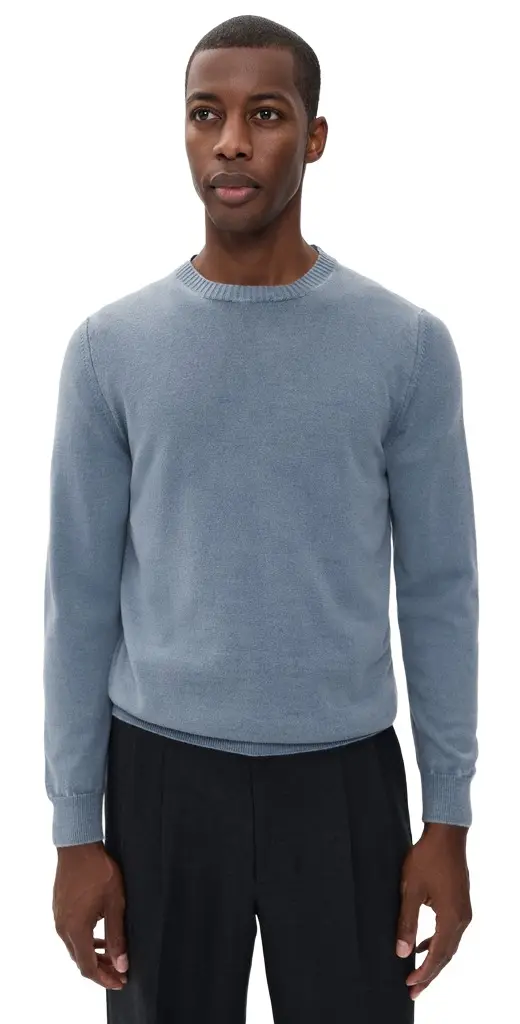 FEDELI Frosted Cashmere Crewneck Sweater