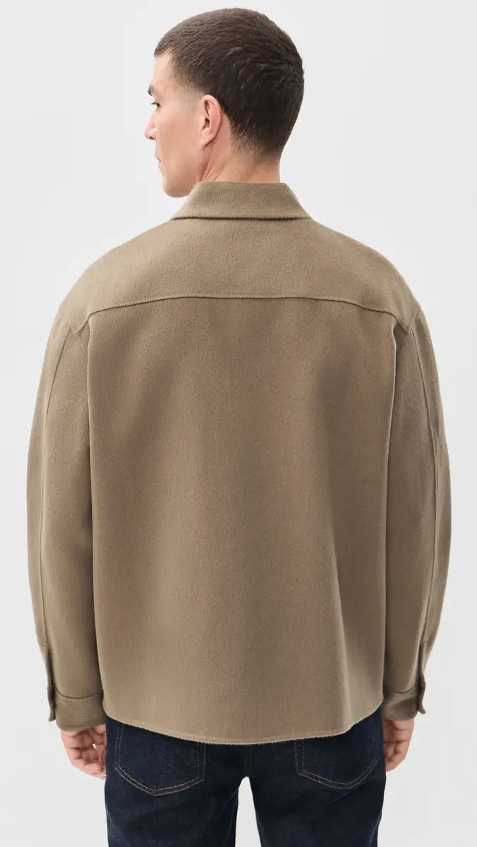 Frame Double Face Zip Shirt Wool Jacket | Thumbnail 3