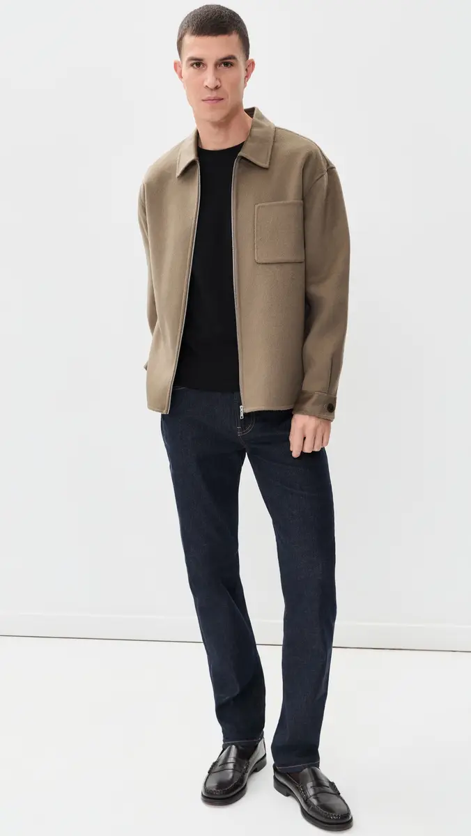 Frame Double Face Zip Shirt Wool Jacket | Thumbnail 5