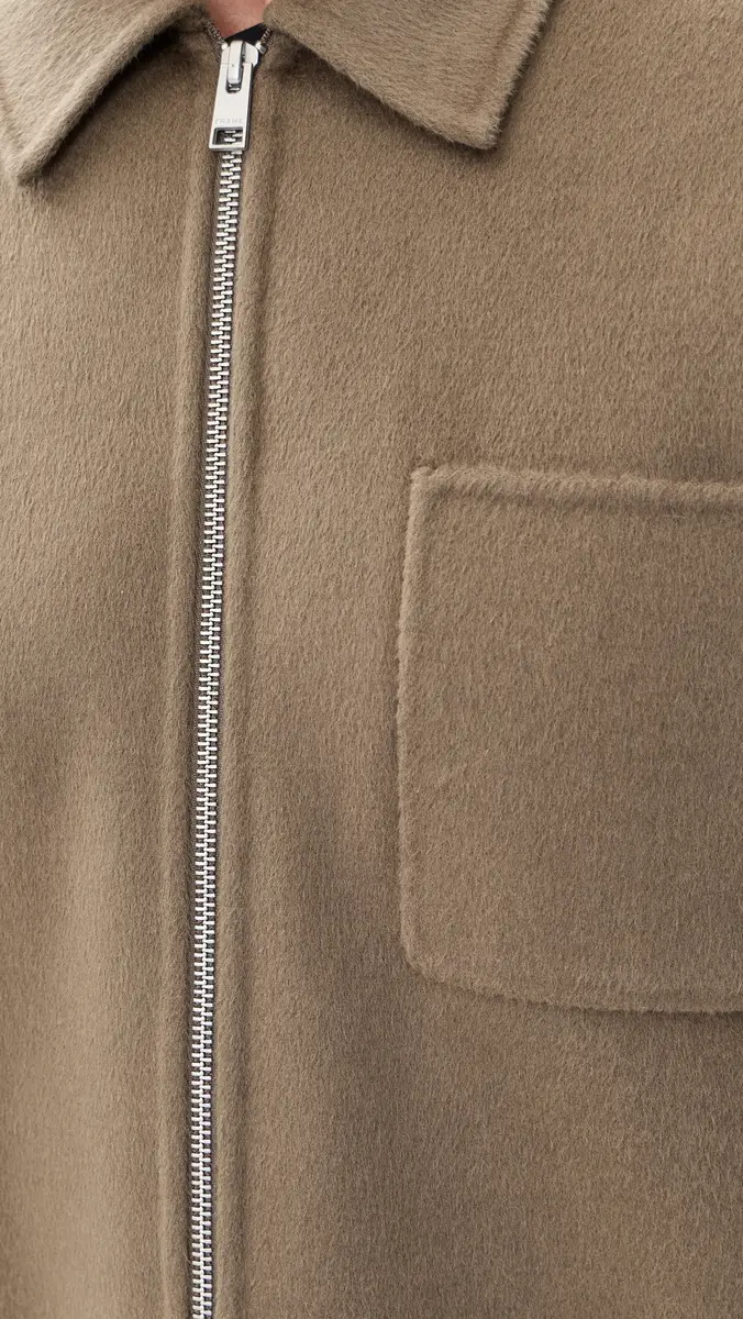 Frame Double Face Zip Shirt Wool Jacket | Thumbnail 6
