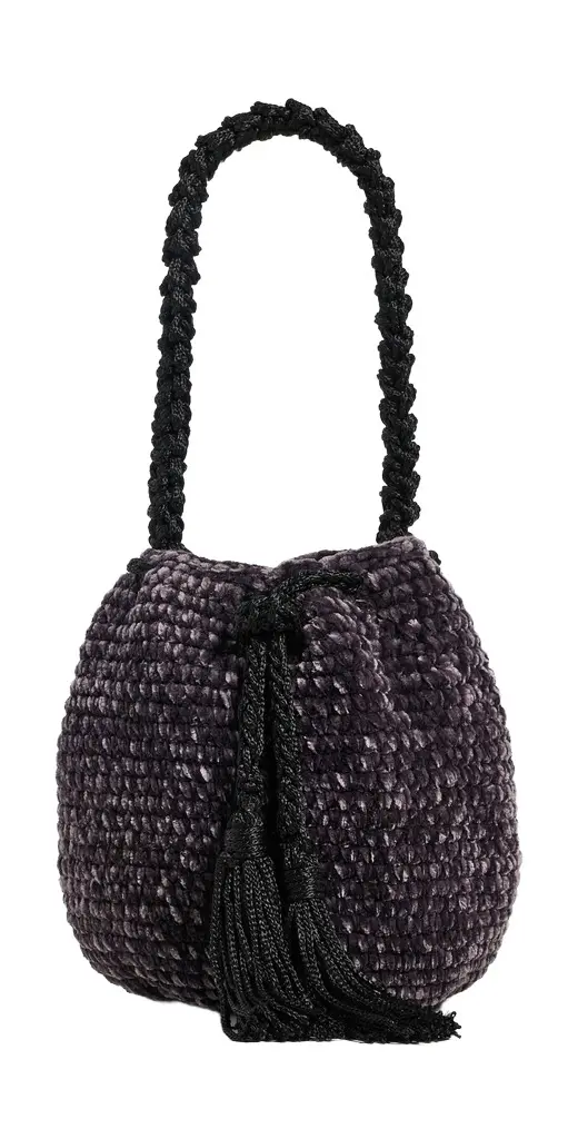 Binge Knitting Keepsake Velvet Pouch