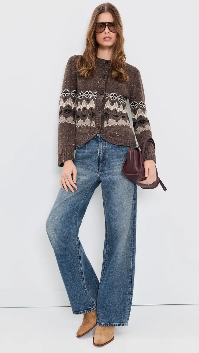 Moon River Rounded Hem Cardigan | Thumbnail 5