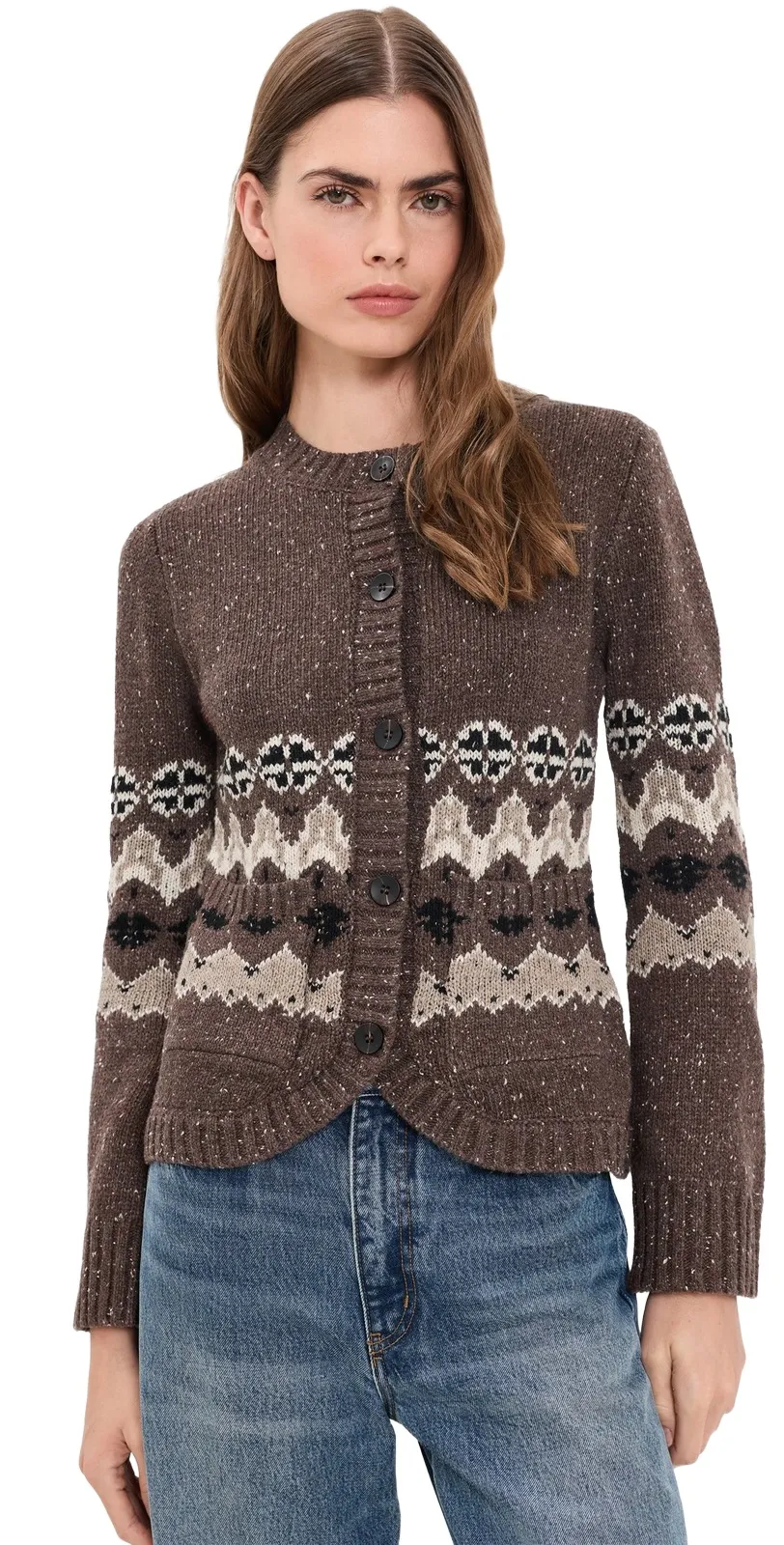Rounded Hem Cardigan