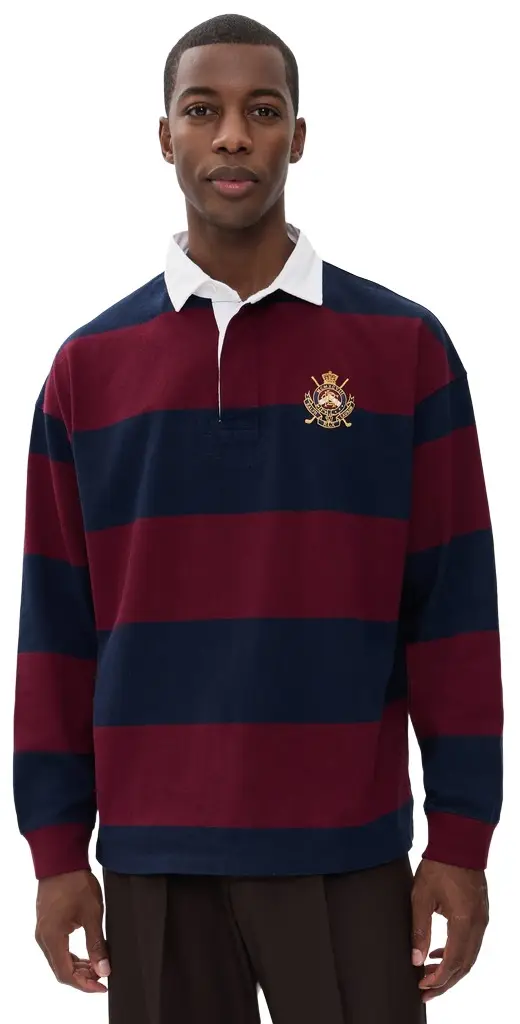 RLX Ralph Lauren Relaxed Fit Crest Rugby Polo