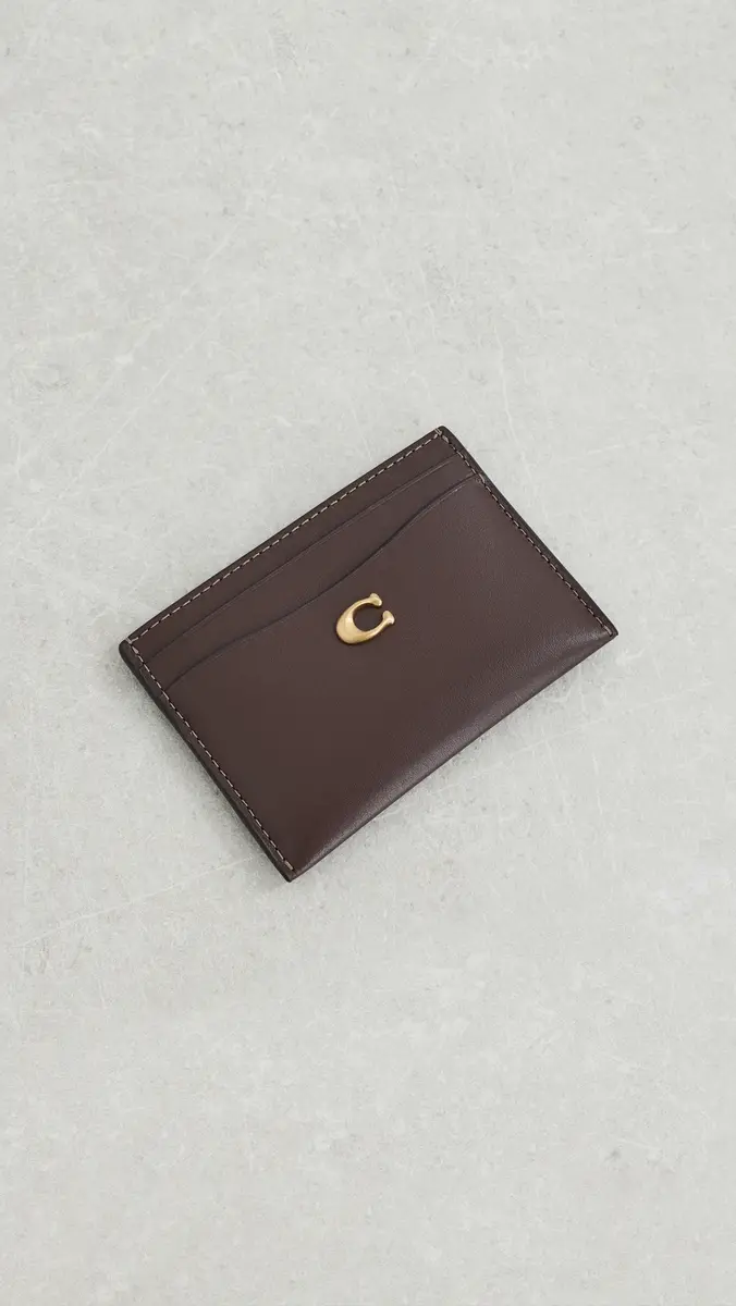 Coach Refined Calf Leather Essential Card Case | Thumbnail 2 Coach Refined Calf Leather Essential Card Case | Thumbnail 2