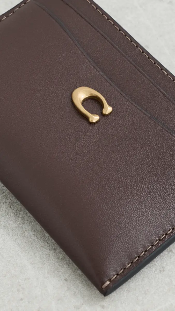 Coach Refined Calf Leather Essential Card Case | Thumbnail 4 Coach Refined Calf Leather Essential Card Case | Thumbnail 4