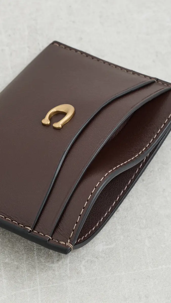 Coach Refined Calf Leather Essential Card Case | Thumbnail 5 Coach Refined Calf Leather Essential Card Case | Thumbnail 5