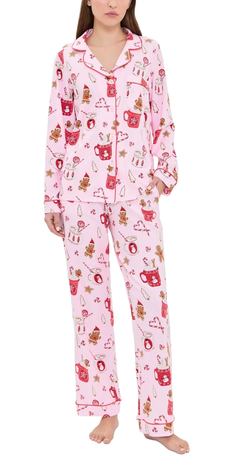 Long Sleeve Classic Pajama Set Long Sleeve Classic Pajama Set