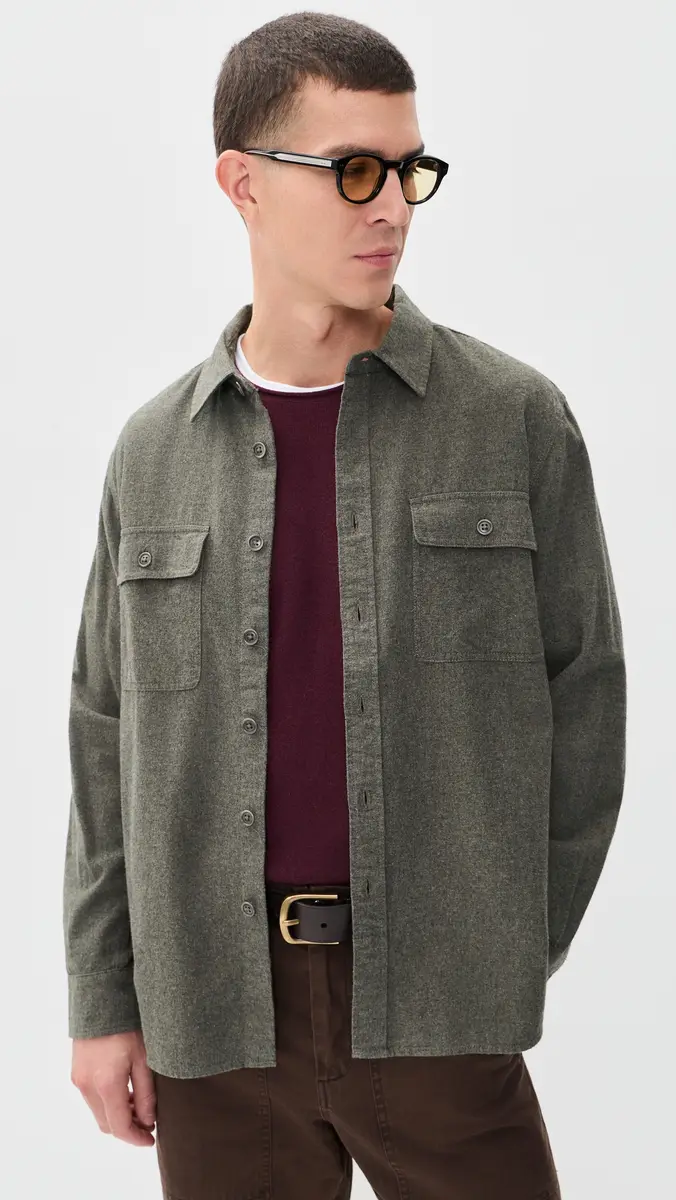 Alex Mill Chamois Milton Shirt | Thumbnail 2 Alex Mill Chamois Milton Shirt | Thumbnail 2