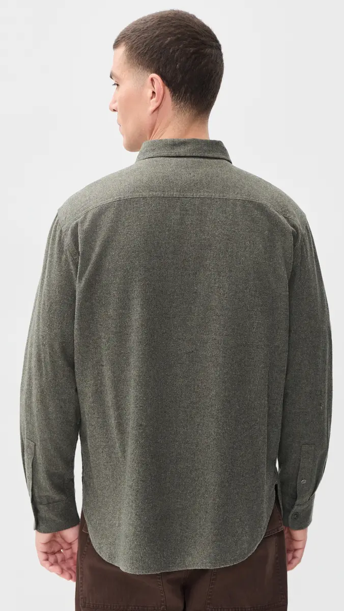 Alex Mill Chamois Milton Shirt | Thumbnail 3 Alex Mill Chamois Milton Shirt | Thumbnail 3
