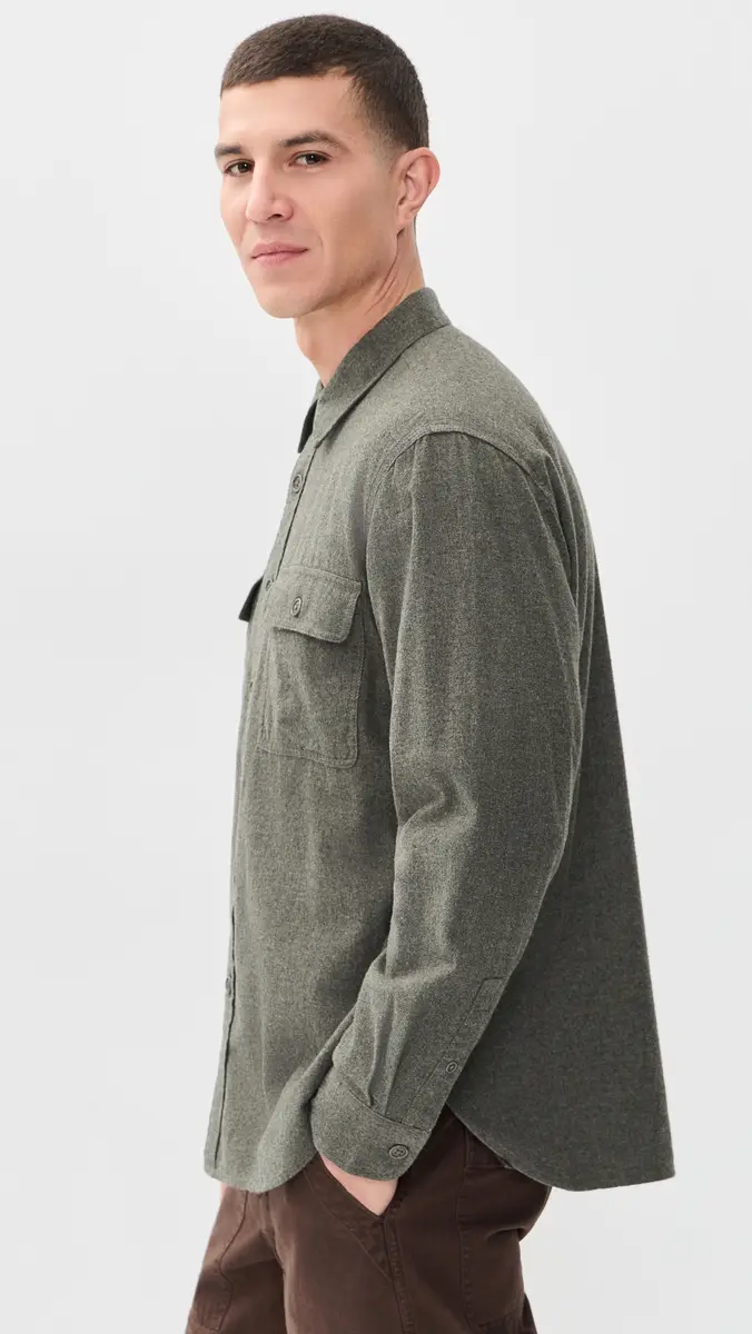 Alex Mill Chamois Milton Shirt | Thumbnail 4 Alex Mill Chamois Milton Shirt | Thumbnail 4