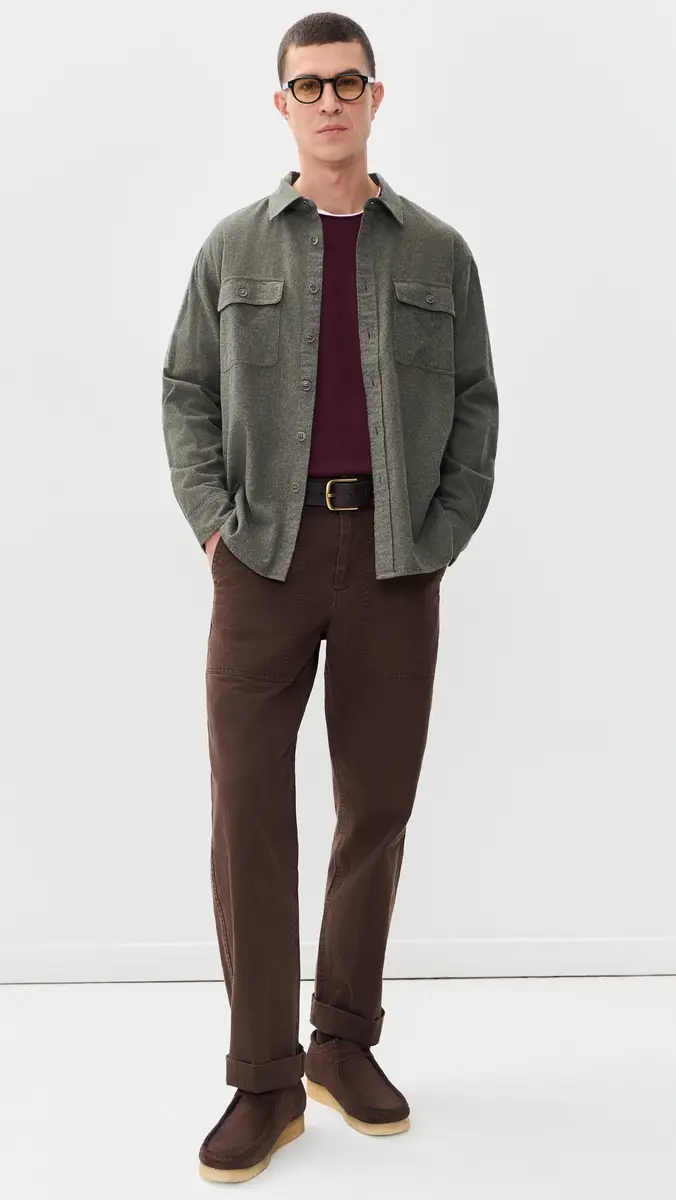 Alex Mill Chamois Milton Shirt | Thumbnail 5 Alex Mill Chamois Milton Shirt | Thumbnail 5