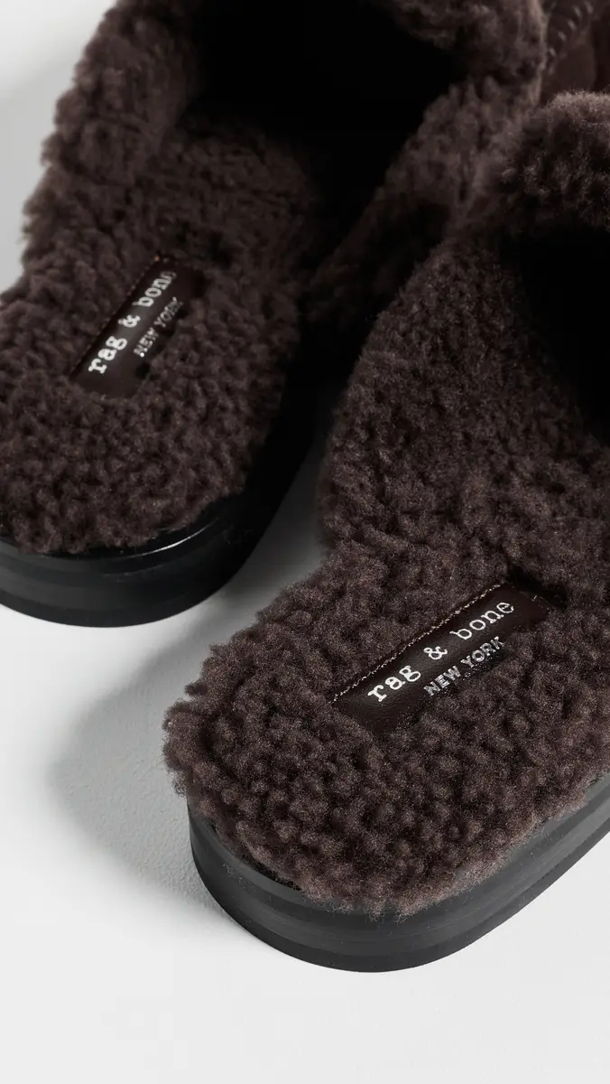 rag & bone Carter Shearling Mules | Thumbnail 4 rag & bone Carter Shearling Mules | Thumbnail 4