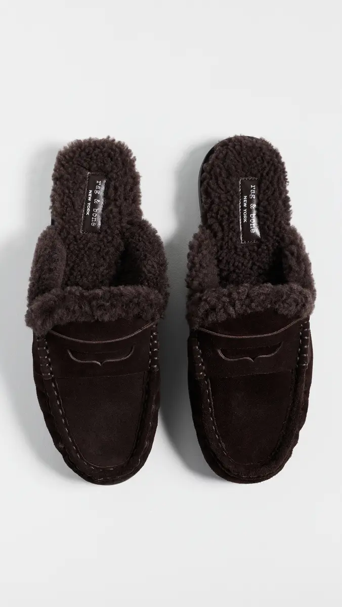 rag & bone Carter Shearling Mules | Thumbnail 5 rag & bone Carter Shearling Mules | Thumbnail 5