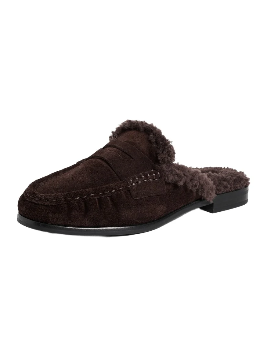 Carter Shearling Mules