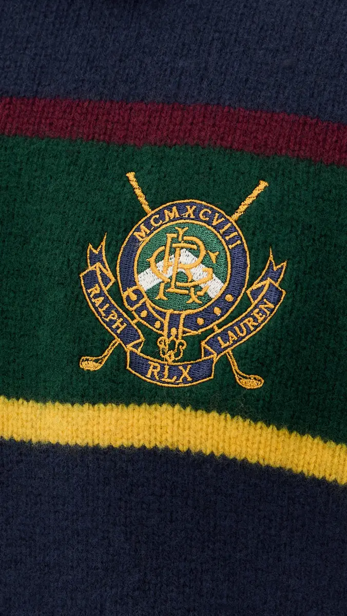 RLX Ralph Lauren Wool Cashmere RLX Crest Polo Sweater | Thumbnail 6