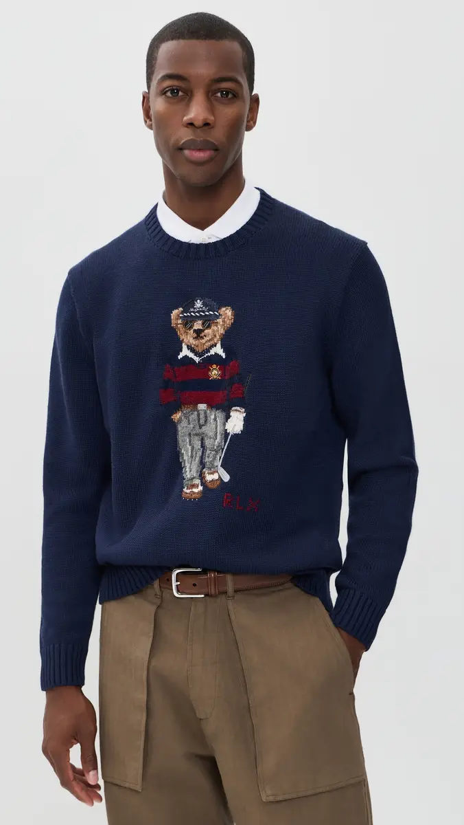 RLX Ralph Lauren Merino Coolmax Novelty Bear Sweater | Thumbnail 2