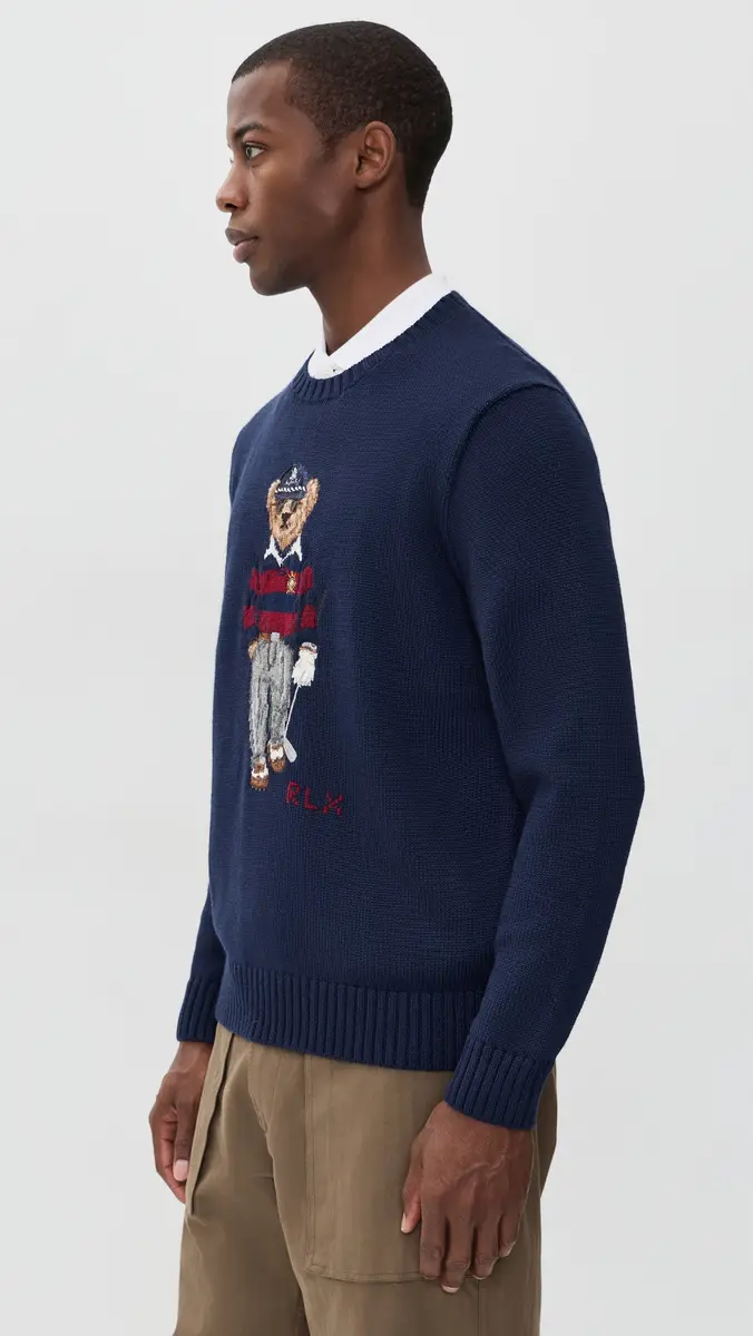 RLX Ralph Lauren Merino Coolmax Novelty Bear Sweater | Thumbnail 4