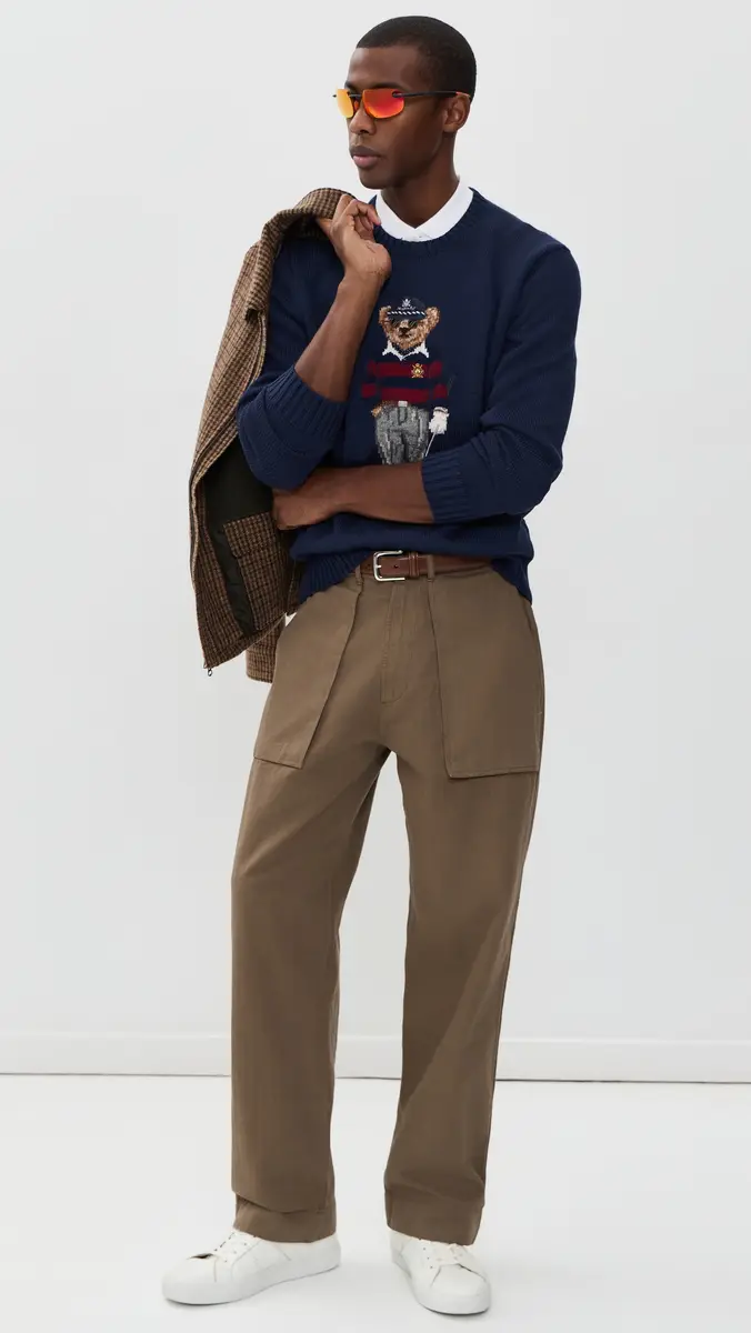 RLX Ralph Lauren Merino Coolmax Novelty Bear Sweater | Thumbnail 5