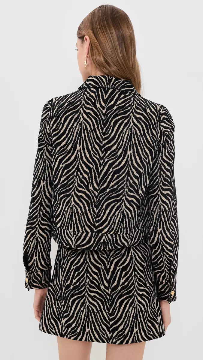 Saylor Klaire Skirt and Jacket Set Black/Crème | Thumbnail 3 Saylor Klaire Skirt and Jacket Set Black/Crème | Thumbnail 3
