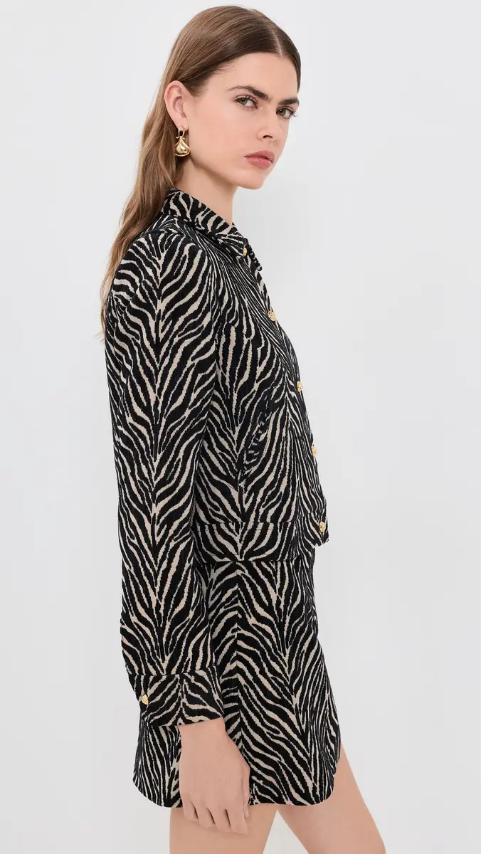 Saylor Klaire Skirt and Jacket Set Black/Crème | Thumbnail 4 Saylor Klaire Skirt and Jacket Set Black/Crème | Thumbnail 4