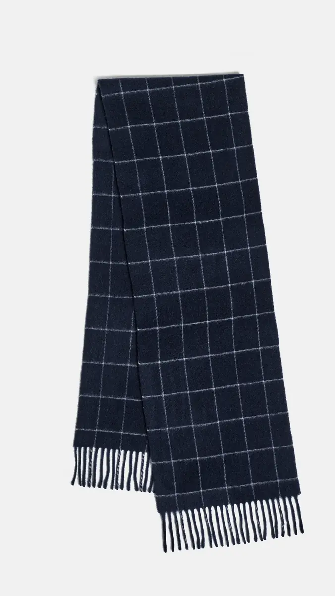 Polo Ralph Lauren Cashmere Blend Windowpane Scarf | Thumbnail 2 Polo Ralph Lauren Cashmere Blend Windowpane Scarf | Thumbnail 2