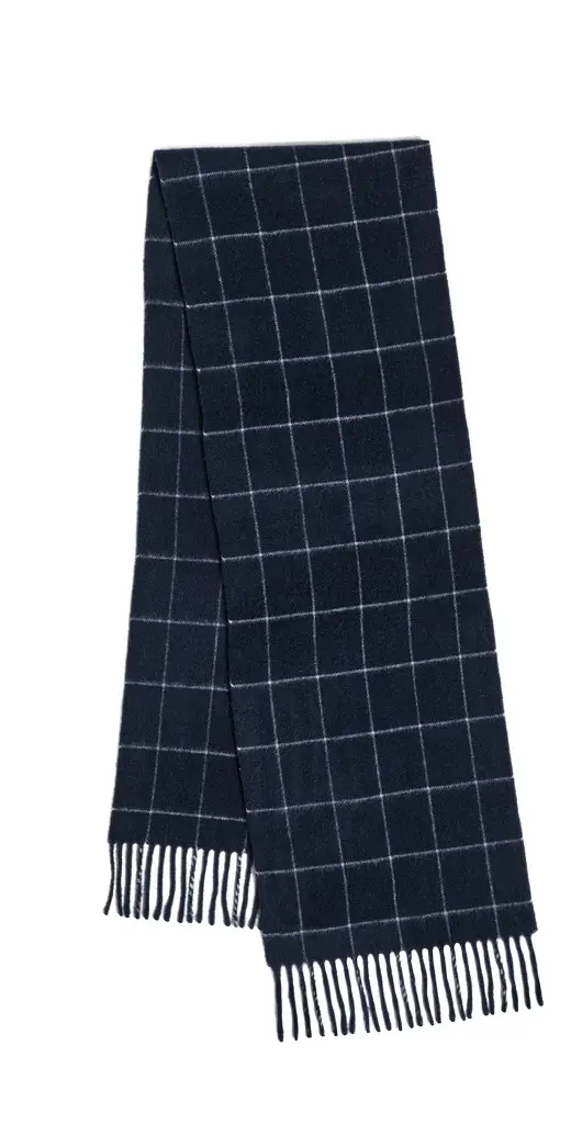 Polo Ralph Lauren Cashmere Blend Windowpane Scarf