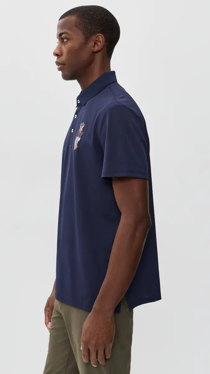 RLX Ralph Lauren Air Tech Pique Novelty Bear Polo | Thumbnail 4 RLX Ralph Lauren Air Tech Pique Novelty Bear Polo | Thumbnail 4