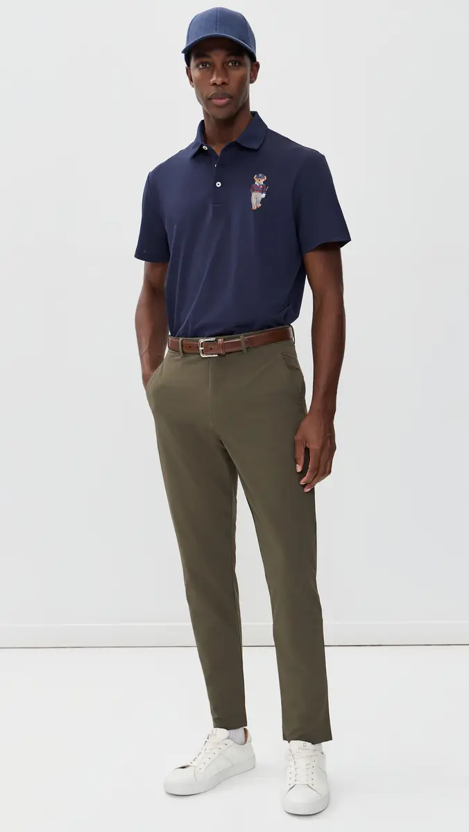 RLX Ralph Lauren Air Tech Pique Novelty Bear Polo | Thumbnail 5 RLX Ralph Lauren Air Tech Pique Novelty Bear Polo | Thumbnail 5