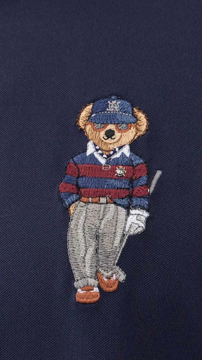 RLX Ralph Lauren Air Tech Pique Novelty Bear Polo | Thumbnail 6 RLX Ralph Lauren Air Tech Pique Novelty Bear Polo | Thumbnail 6