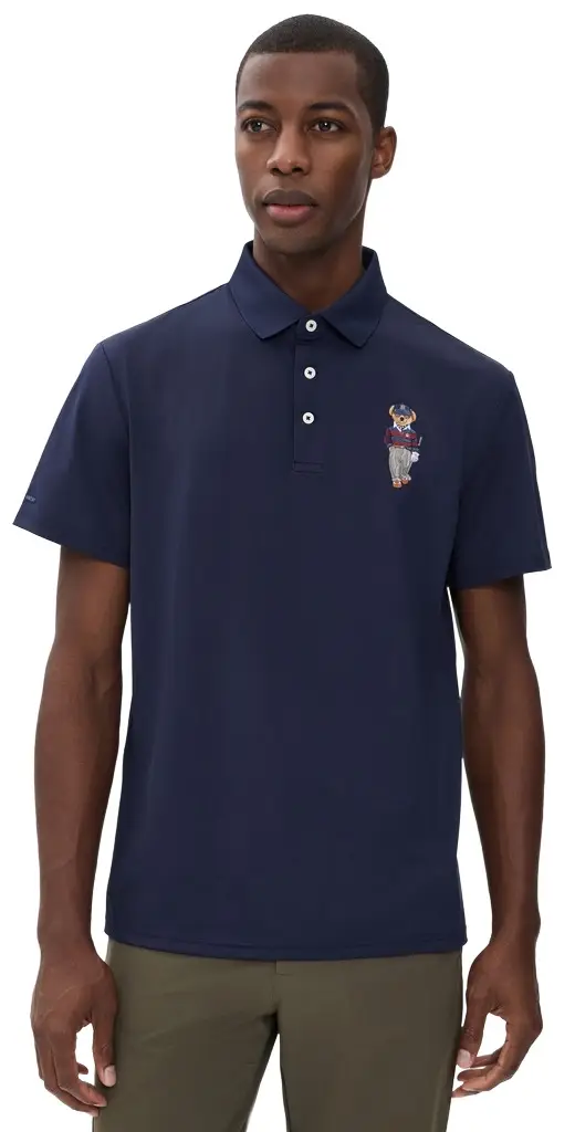 RLX Ralph Lauren Air Tech Pique Novelty Bear Polo