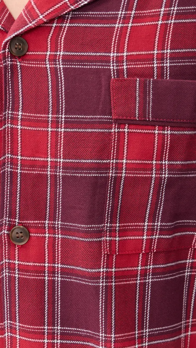 Eberjey Flannel Long Pajama Set | Thumbnail 6
