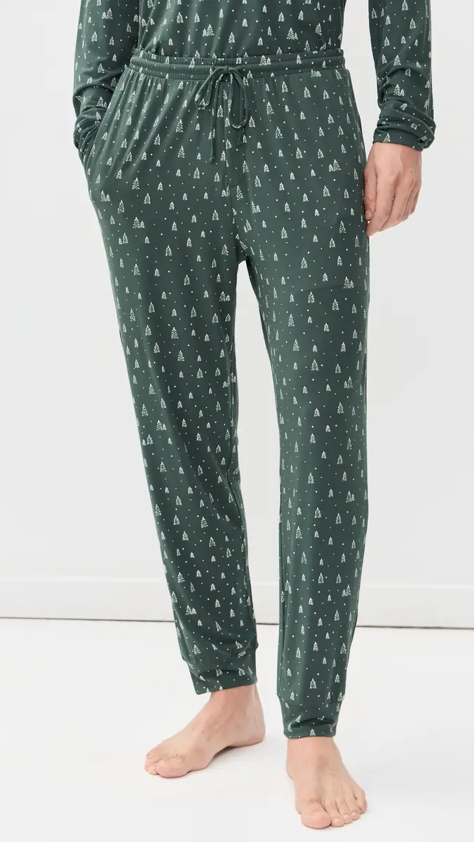 Eberjey Henry Printed Long Pajama Set | Thumbnail 5 Eberjey Henry Printed Long Pajama Set | Thumbnail 5