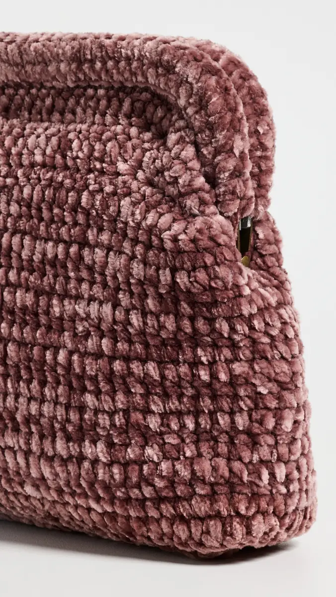 Binge Knitting Paloma Mini Velvet Pouch | Thumbnail 5 Binge Knitting Paloma Mini Velvet Pouch | Thumbnail 5