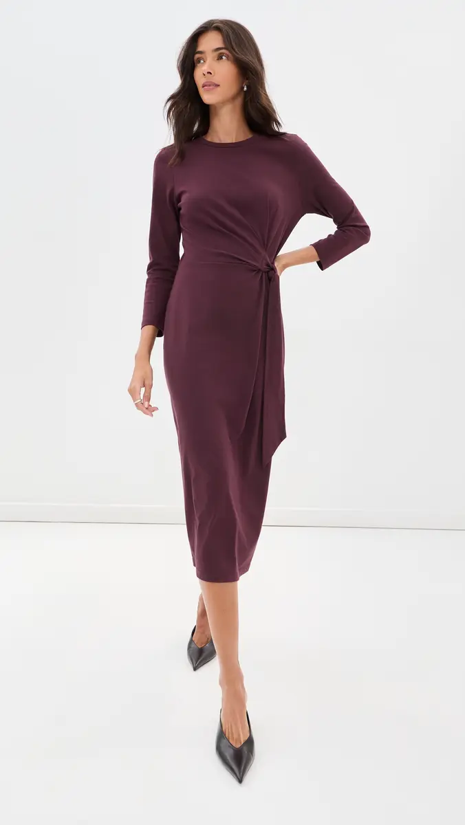 LE BOP Gwen Long Sleeve Midi Dress | Thumbnail 2 LE BOP Gwen Long Sleeve Midi Dress | Thumbnail 2