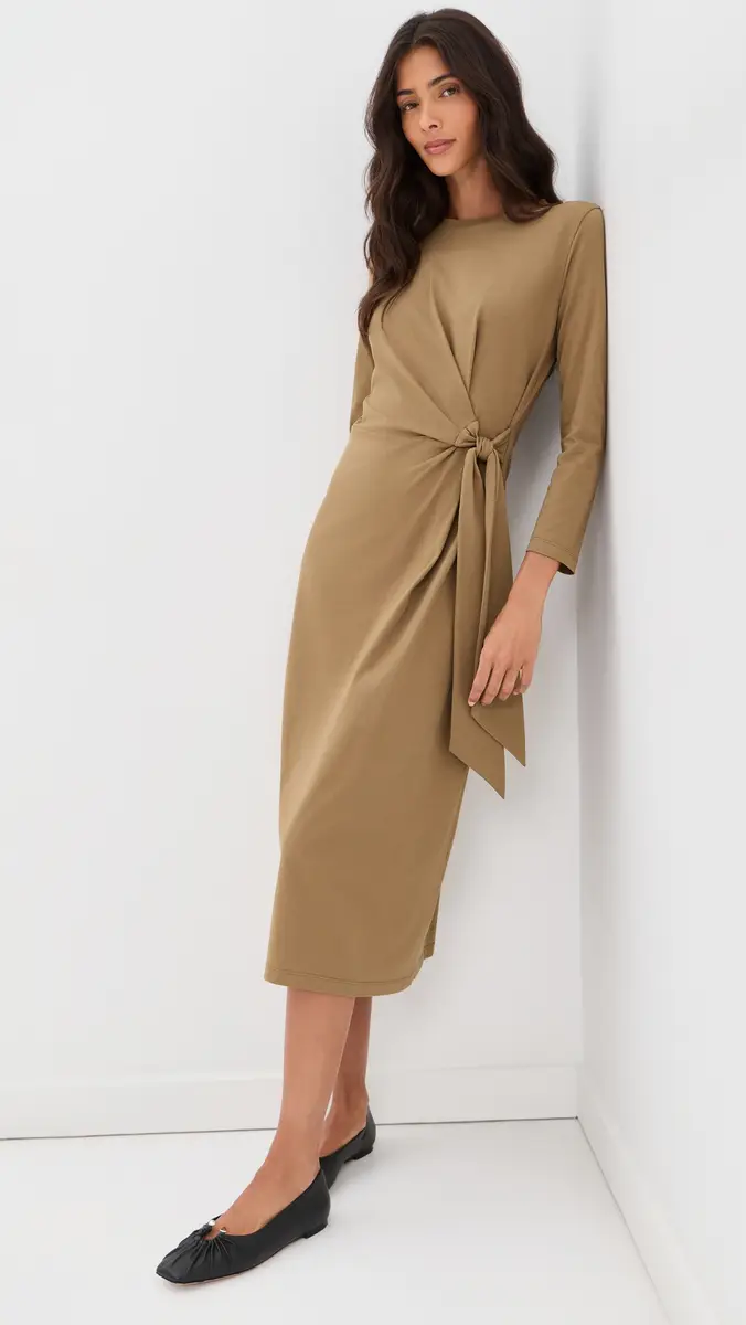 LE BOP Gwen Long Sleeve Midi Dress | Thumbnail 2 LE BOP Gwen Long Sleeve Midi Dress | Thumbnail 2