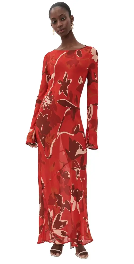 VRG GRL Luka Sheer Maxi Dress