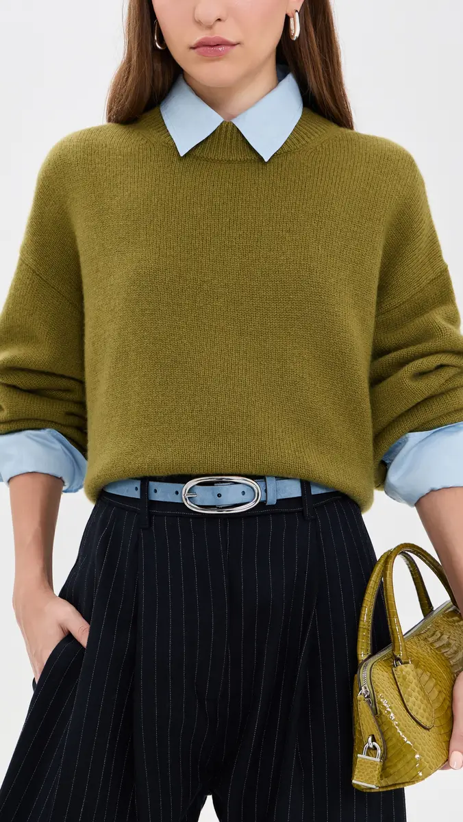 Tory Burch Pierced Suede Large Buckle Belt | Thumbnail 3 Tory Burch Pierced Suede Large Buckle Belt | Thumbnail 3