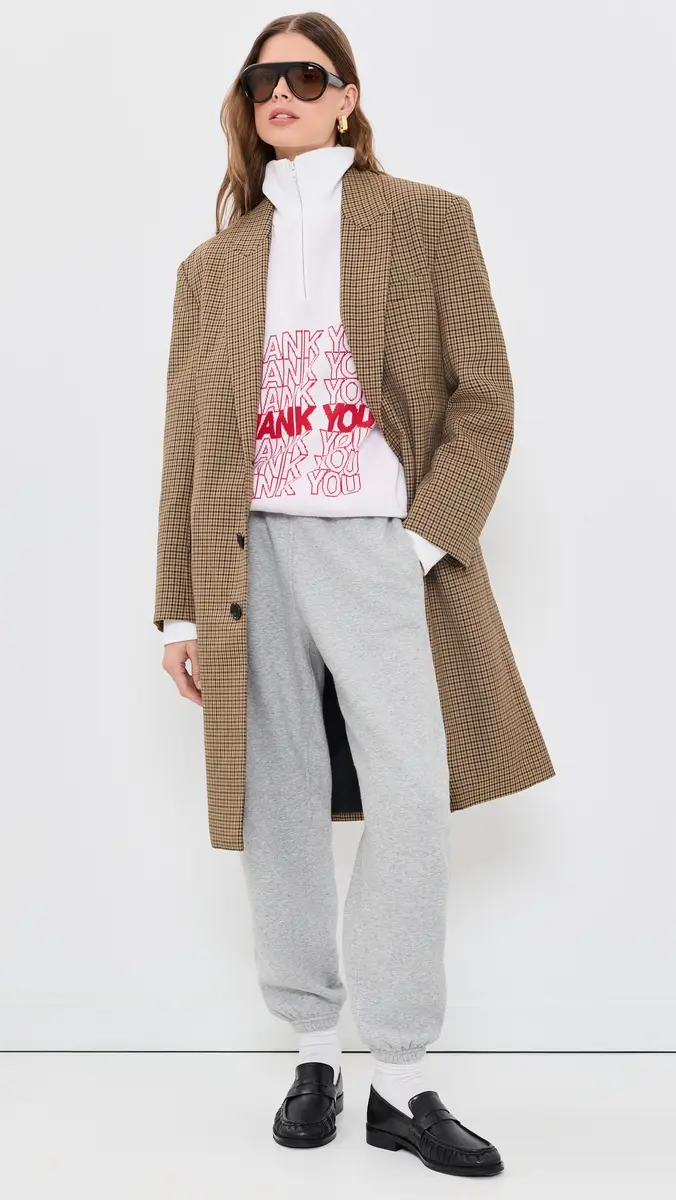 Terez Thank You Quarter Zip Sweater | Thumbnail 5 Terez Thank You Quarter Zip Sweater | Thumbnail 5