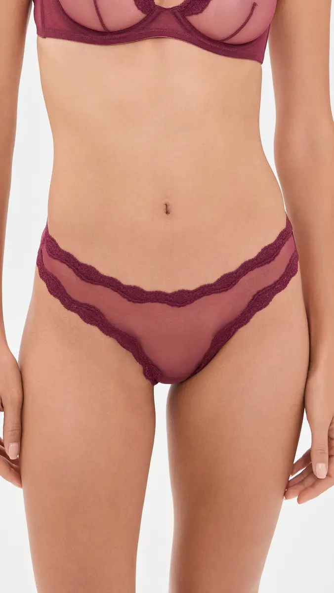 Fleur du Mal Sheer Tulle Thong | Thumbnail 6 Fleur du Mal Sheer Tulle Thong | Thumbnail 6