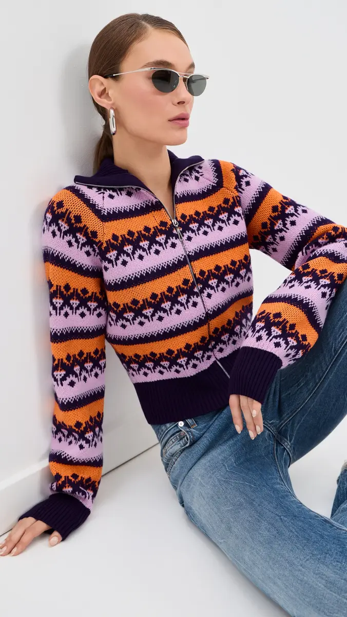 Rabanne Wool Blend Zip Cardigan | Thumbnail 2