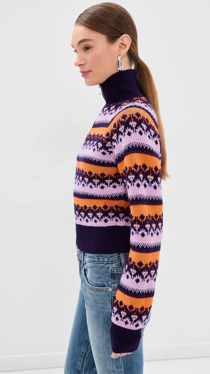 Rabanne Wool Blend Zip Cardigan | Thumbnail 4