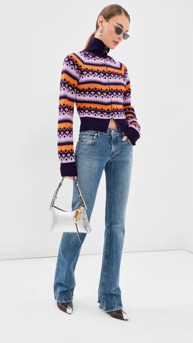 Rabanne Wool Blend Zip Cardigan | Thumbnail 5