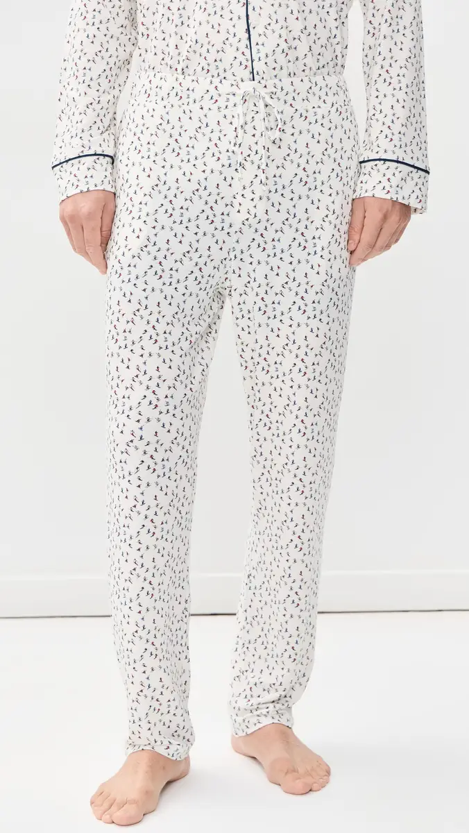 Eberjey William Printed Long Pajama Set | Thumbnail 5 Eberjey William Printed Long Pajama Set | Thumbnail 5