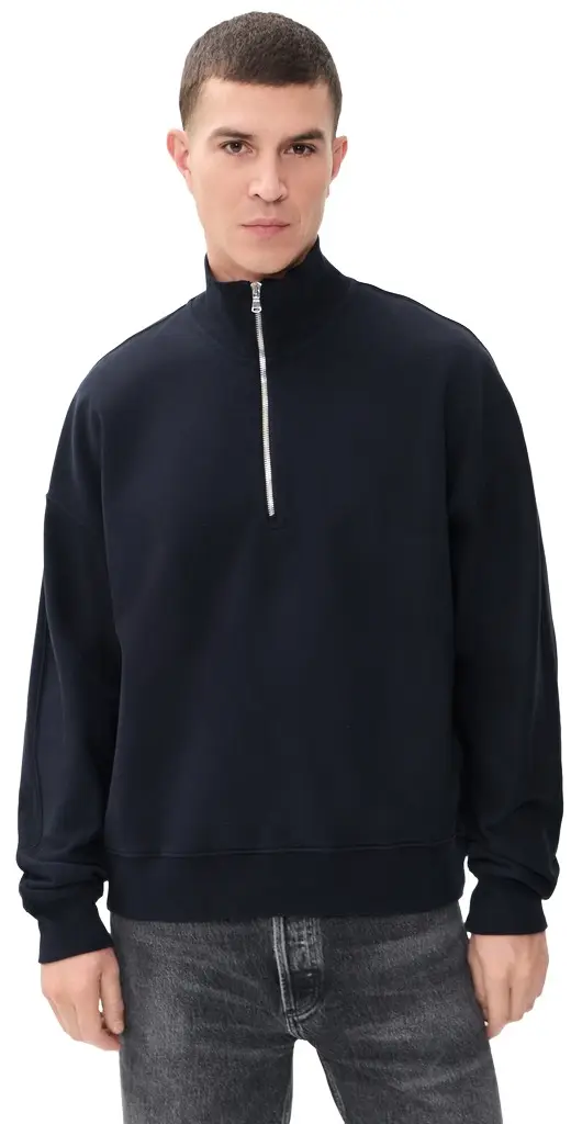 AGOLDE Idris Quarter Zip Sweatshirt