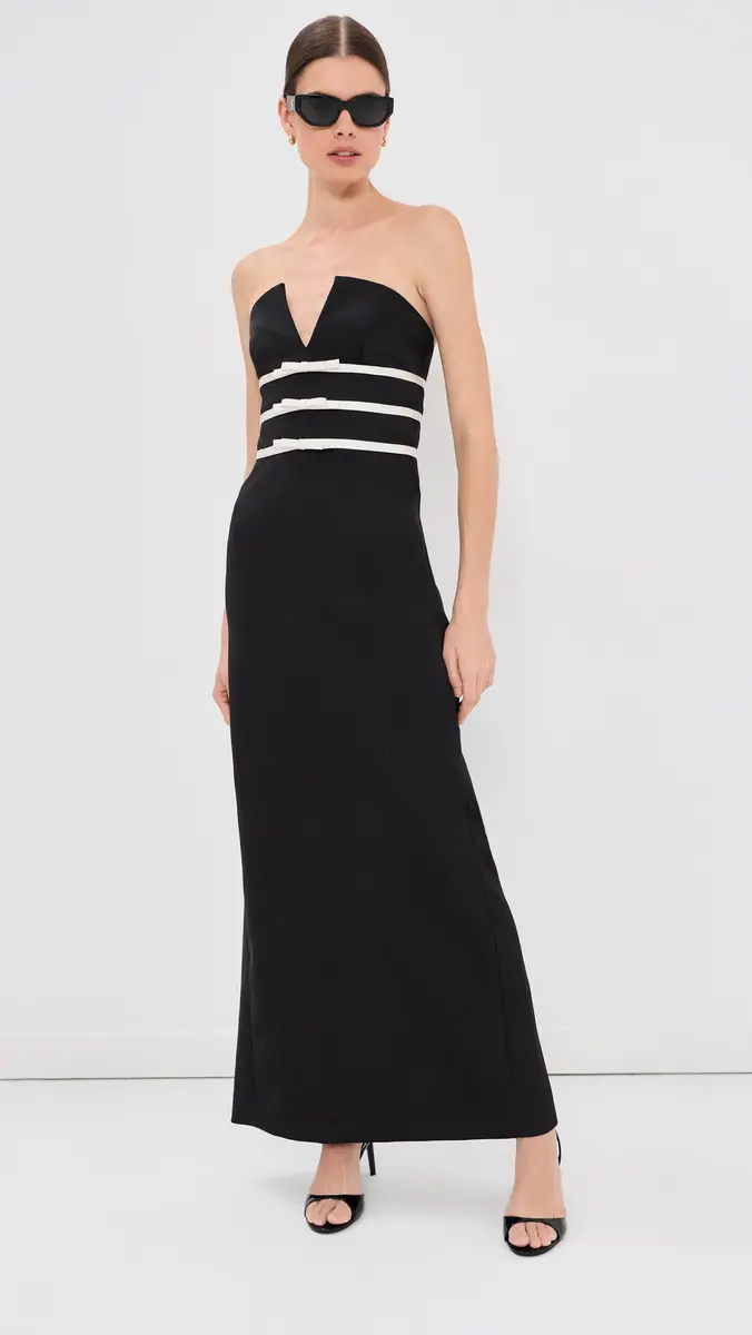 Simkhai Delore Bustier Gown | Thumbnail 2 Simkhai Delore Bustier Gown | Thumbnail 2
